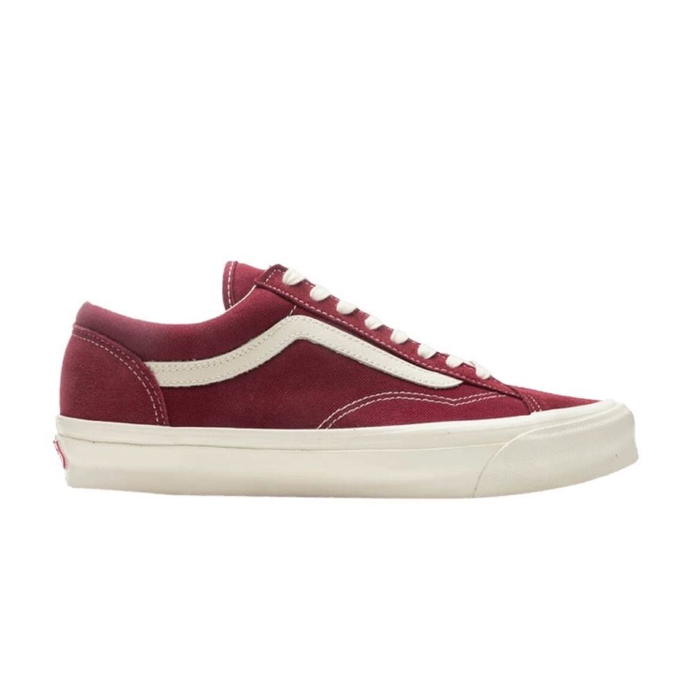 Vans Og Style 36 Lx Suede/Canvas Pomegranate/Classic White WMNS - Picture 7 of 16